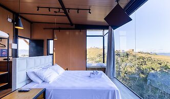 Cabana jacuzzi e vista montanhas VST031