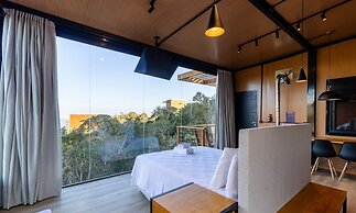 Cabana jacuzzi e vista montanhas VST031