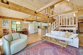Dock + Kayaks: Annabessacook Lake Retreat!