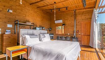 Cabana acolhedora c jacuzzi serra VST015