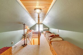 Ski, Ice Fish & Snowmobile: Getaway w/ Deck!