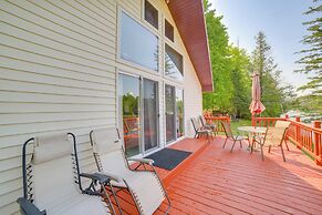 Ski, Ice Fish & Snowmobile: Getaway w/ Deck!