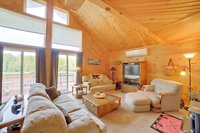 Ski, Ice Fish & Snowmobile: Getaway w/ Deck!