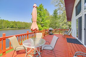 Ski, Ice Fish & Snowmobile: Getaway w/ Deck!