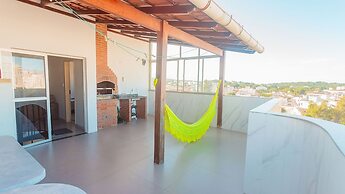 Duplex com Churrasqueira Wi-fi e Garagem