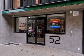 Studio Completo c Wi-fi e Varanda no Centro