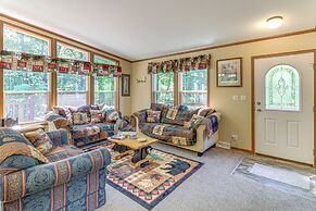 'woman Lake Chain Retreat' w/ Deck & Dock!