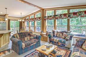 'woman Lake Chain Retreat' w/ Deck & Dock!