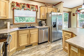 'woman Lake Chain Retreat' w/ Deck & Dock!