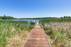 'woman Lake Chain Retreat' w/ Deck & Dock!