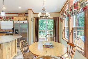 'woman Lake Chain Retreat' w/ Deck & Dock!