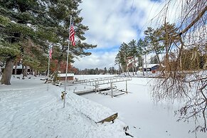 Snowmobile Trail On-site: Cozy Post Lake Retreat