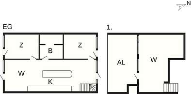 4 Person Holiday Home on a Holiday Park in Romo