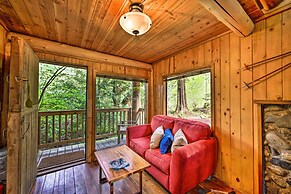 Three Enchanting Riverfront Cabins: Hot Tub Access
