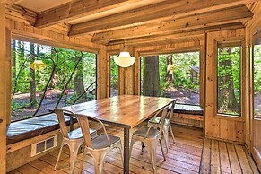 Three Enchanting Riverfront Cabins: Hot Tub Access