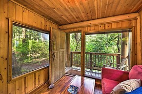 Three Enchanting Riverfront Cabins: Hot Tub Access