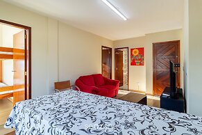Apto c/ Churrasq 650m da Praia QTIB0301