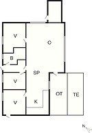 6 Person Holiday Home in Vaeggerlose