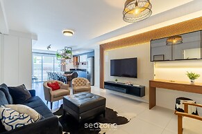 Modern duplex w/jacuzzi 240m beach JRR410