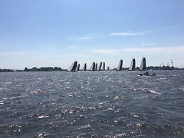 Nice Holiday Home on the Water in Grou