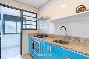 Apto com Vista Mar a 214m da Praia - BLU0206