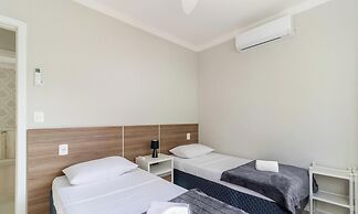 2 Bedroooms Apt w/ BBQ 500m From the Beach Pts0101