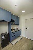 Loft com Smart Lock e Varanda no Bresser