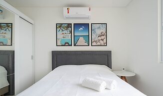 2BR Seaview apt Near Itapema Beach Sem501