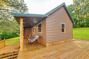 Private Lake & Dock: Log Cabin, 2 Mi to Clay!