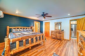 Private Lake & Dock: Log Cabin, 2 Mi to Clay!