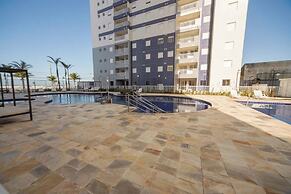 Apto Beira-mar com Vista Churrasqueira e Piscina