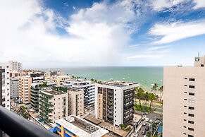 Apt With Balcony and Sea View, Maceio Hig1003