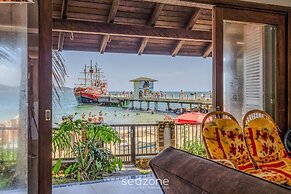 3 B Beachfront House w/ Barbecue Bombinhas Sdn042