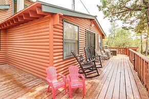 Private Hot Tub & Fire Pit: Pine Cabin Near Hiking