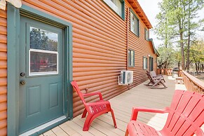 Private Hot Tub & Fire Pit: Pine Cabin Near Hiking