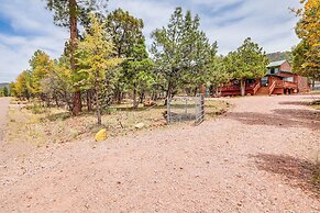 Private Hot Tub & Fire Pit: Pine Cabin Near Hiking