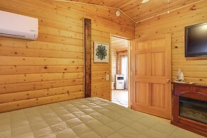 Private Hot Tub & Fire Pit: Pine Cabin Near Hiking