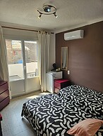 Chambre 2 lit simple avec balcon
