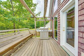 Fish + Hike: Wooded Home w/ Deck in Dexter
