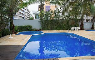 Cobertura com Churrasq e Piscina a 250m da Praia