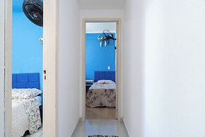 Apto com Wi-fi a 950m da Praia da Tartaruga