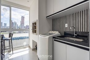 Apto c/ Varanda Gourmet a 500m da Praia - CDM0101