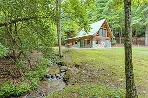 Hike, Fish & More: Cozy Cabin w/ Patio in Murphy!