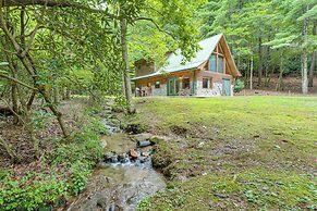 Hike, Fish & More: Cozy Cabin w/ Patio in Murphy!
