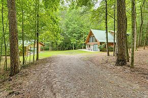 Hike, Fish & More: Cozy Cabin w/ Patio in Murphy!