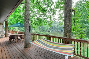 Deck & Game Room! Lakefront Blue Ridge Mtn Gem