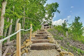 River Views + Wraparound Deck: Dubuque Getaway
