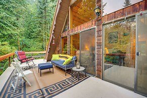 Explore Mt St Helens: A-frame Chalet w/ Deck!