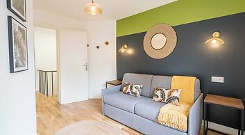 Bright Apartment - 3bdr/6p - Parc des Buttes-chaumont