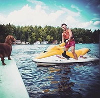 The Stabbin Cabin Grant Island w Boat Hottub Pet